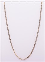 Jewelry 10kt Gold Anchor Chain Necklace