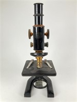Spencer Brass Cast Iron Microscope