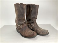 Double H Boot Company Leather Biker Boots