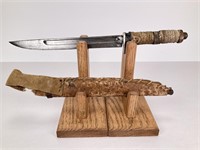 Bayonet Turned Into Theater Made Fighting Knife