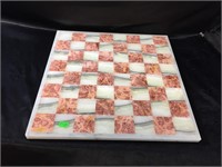 ONYX CHESS BOARD / NO CHESS PCS INCLUDED