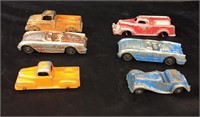 ANTIQUE DIE CAST TOY LOT / 6 PCS