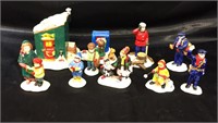 VINTAGE DEPT 56 VILLAGE ACCESSORIES / 10 PCS