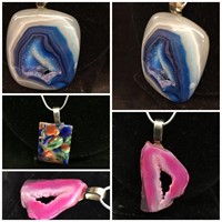 JEWELRY / GEODE + NATURAL STONE PENDANTS  /3