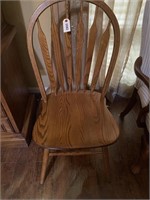 Oak dining chair