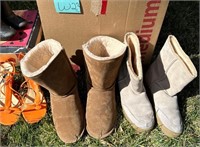 K - LOT OF LADIES' SHOES & BOOTS SIZE 5.5 (W23)