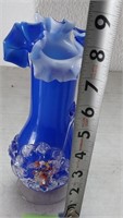 K - ART GLASS VASE 8"T (K108)