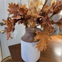 Fall decorations with vase