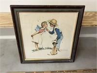 Norman Rockwell Framed & Matted