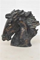 Ceramic Horse Head Statuette