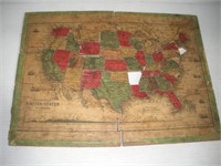 Vintage States Jigsaw Puzzle  copyright 1883