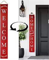 Tall Outdoor Welcome Sign For Porch