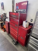 Snap on Top and Bottom and Side Tool Box, 13 Drawe