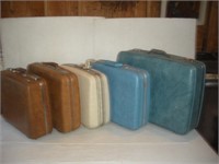 (5) Vintage Travel Bags