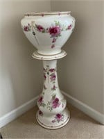 ANTIQUE CACHEPOT WITH STAND