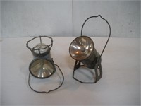 (2) Miners Lanterns