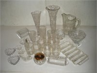 Glassware - Vases, Pitcher & Glasses
