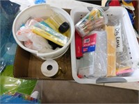 Office Supplies, Decorations -( box, tub)