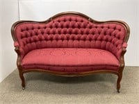 Victorian upholstered sofa