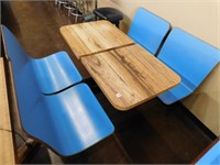 Blue Seat Single Booths - 2 matching