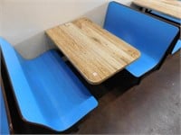 Blue Seat Double Booth