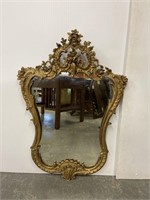 Early gilded mirror