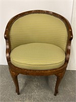 Antique French inlaid chair