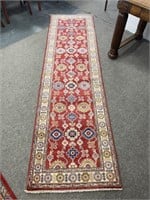Commercial Kazak carpet runner;