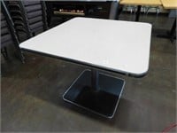 Square Table, Pedestal Base, 29" x 36"
