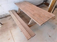 Wood Picnic Table, used condition
