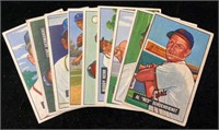 (9) 1951 Bowman Baseball Cards