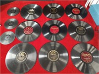 Vintage Phonograph Records - Lot of 12