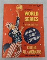 1955 Harlem Globe Trotters Basketball Program