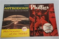 1960's Philadelphia Phillies & Astros Yearbooks