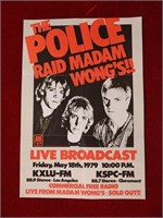 The Police Concert Poster - 14x10