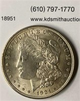 Coin - 1921 Morgan Silver Dollar