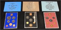 3 PROOF SETS 1977,78,79 GREAT BRITAIN & NOTHERN