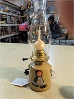 VTG mid century Raggedy Ann lamp WITH TULIP BULB