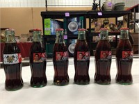 Coca Cola Classic 1997 Super Bowl XXXI bottles &