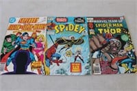 Super Boy #228, Spiderman & Thor #70, Spidey #15