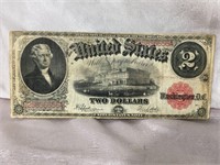 Jefferson Series 1917 Two Dollar Bill