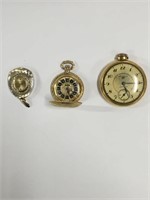 Gold Style Pendant and Pocket Watch Lot
