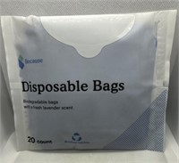 Lot of 32 Because Disposable Bags - Biodegradable