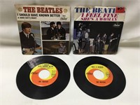 Vintage "The Beatles" 45 Records