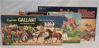 (3) Vintage Military Theme Board Games