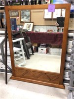 Dresser Top Mirror with Brackets (35 W x 43 H)