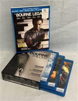 (4) Blu-ray Matt Damon "Bourne" DVD's
