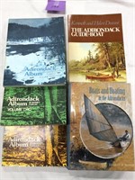 3 Adirondack album books + 2 boating books