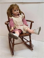 24” Doll & Rocking Chair