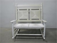 47"x 20"x 47" Wood Double Rocking Chair See Info